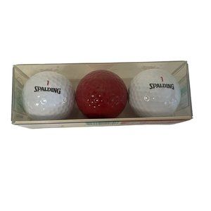 Spalding‎ Softer 3 Bright Red White Golf Balls